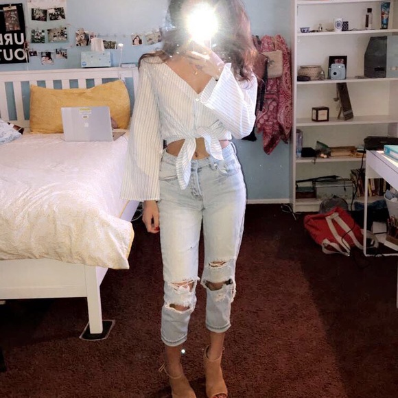 Brandy Melville Denim - Brandy Melville boyfriend jeans